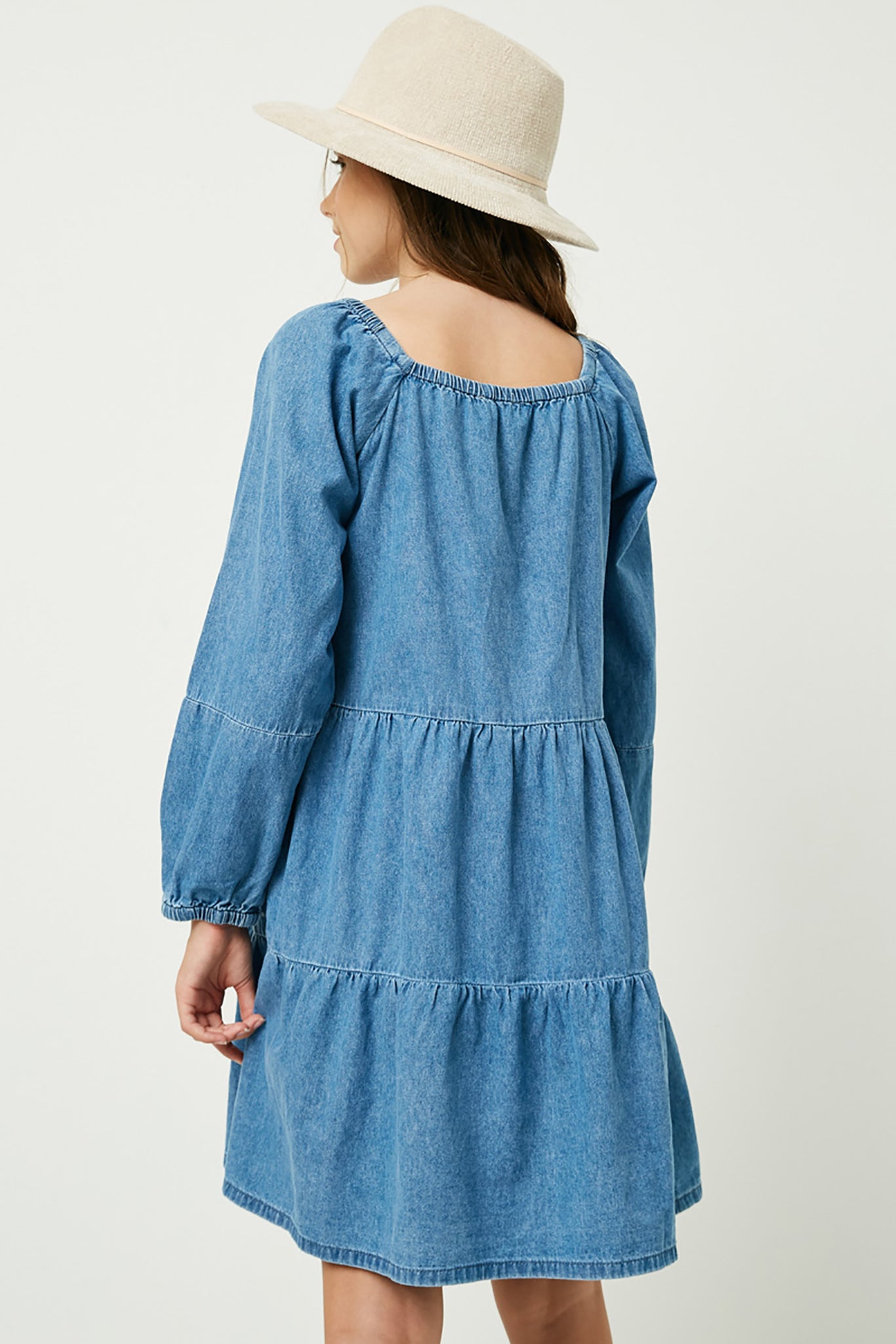 Chambray Denim Dresses for Girls | Cute Girls' Clothes Hayden Girls Chambray Denim Dresses for Girls | Cute Girls' Clothes Hayden Girls