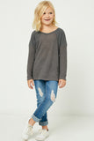 Waffle Long Sleeve Top