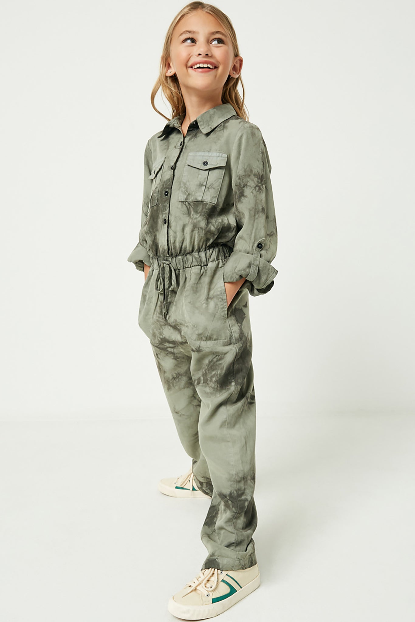 Girls Garment Tie Dye Jumper Full Body