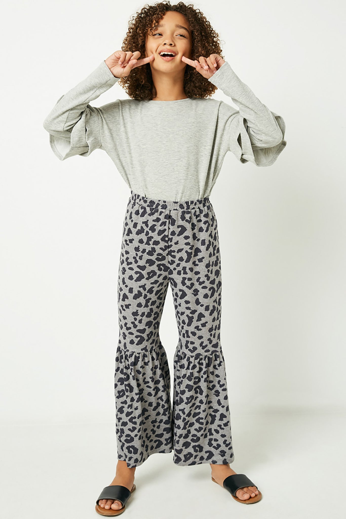 Bell Bottom Leopard Pants