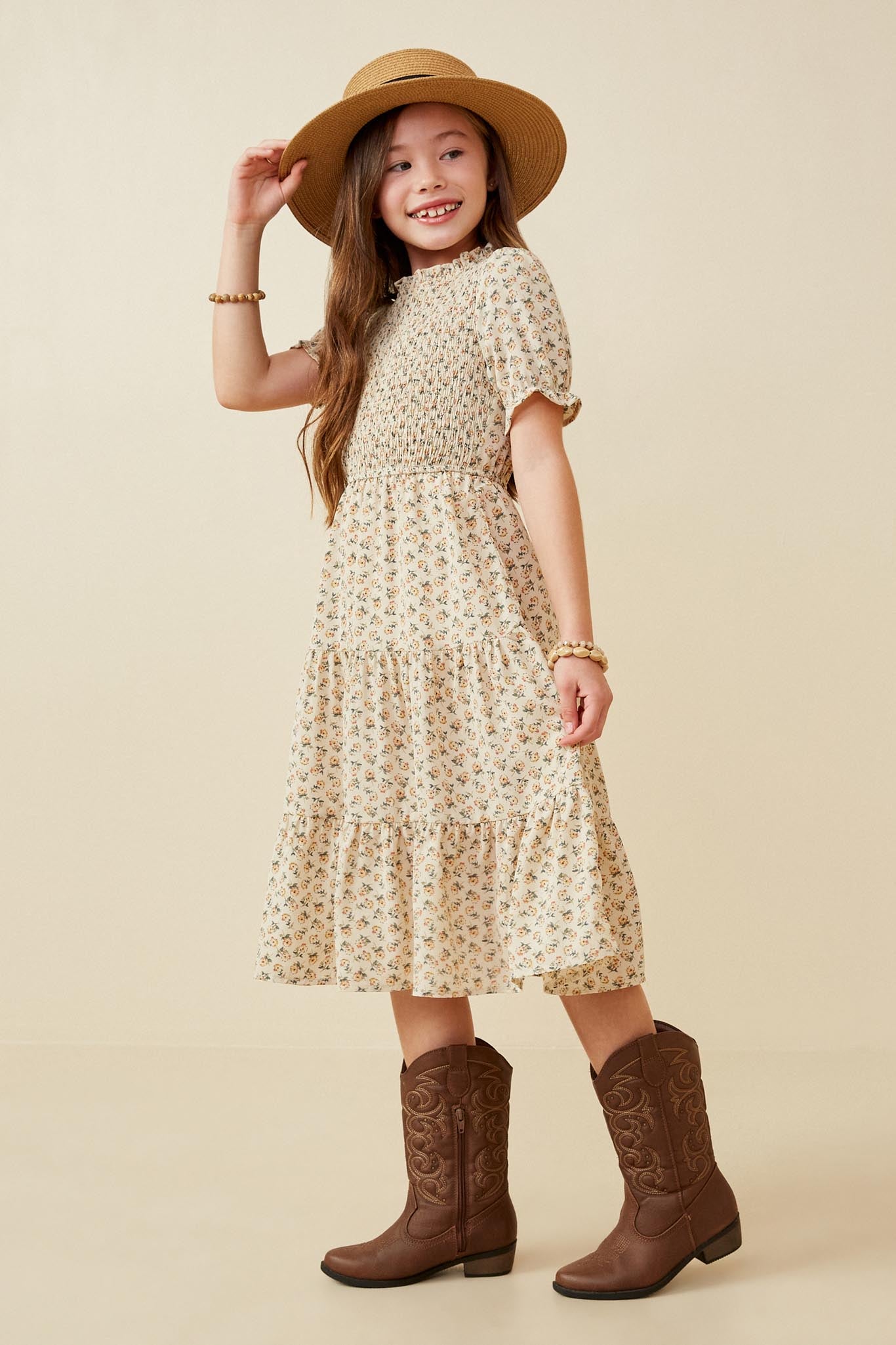 Girls Smocked Tiered Dress | Cute Girls' Clothes Hayden Girls Girls Smocked Tiered Dress | Cute Girls' Clothes Hayden Girls