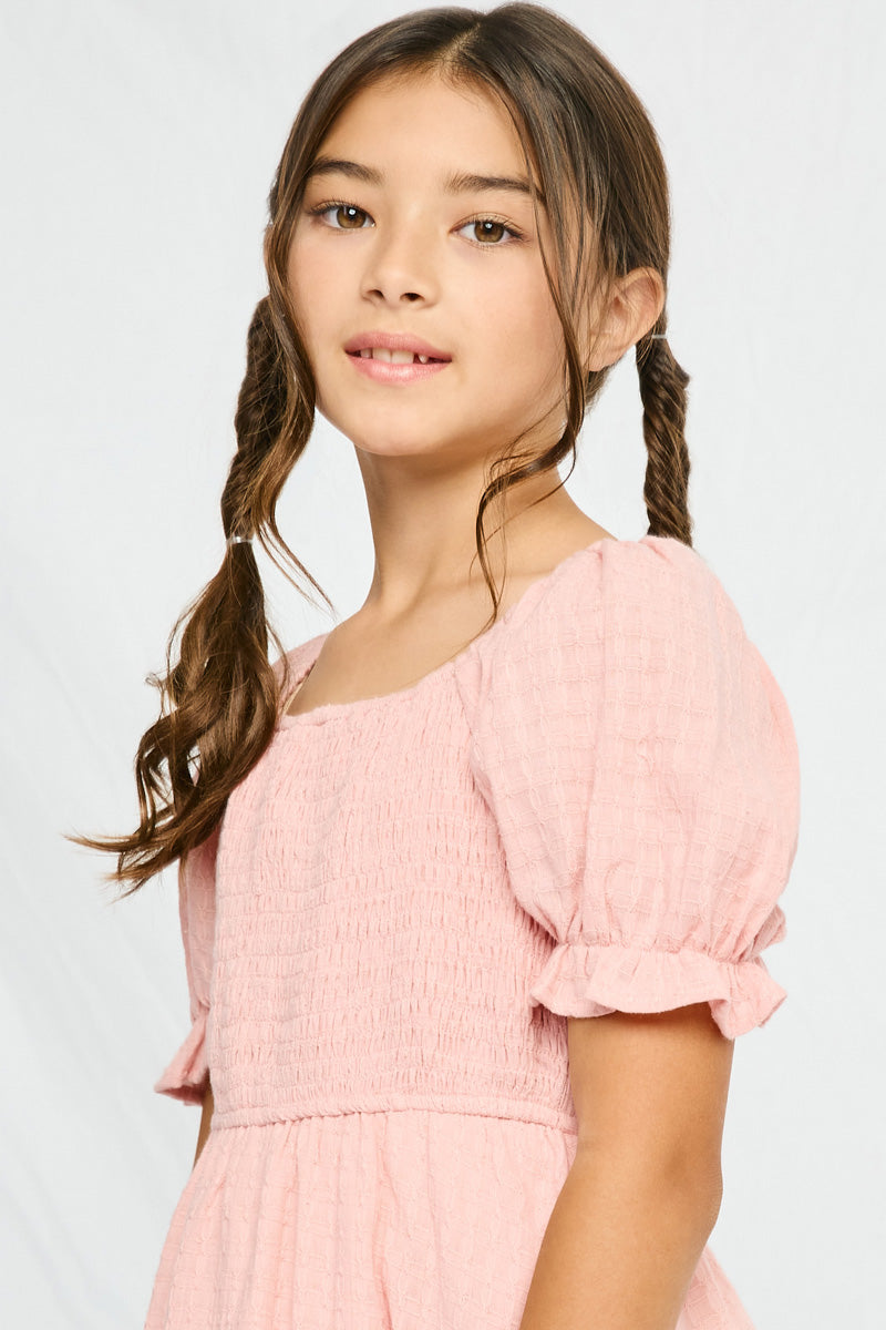 Girls Smocked Puff Sleeve Dresses | Cute Girls' Clothes Off White / M Off White *girl's Dresses Midi Dresses Hayden Girls Girls Smocked Puff Sleeve Dresses | Cute Girls' Clothes Off White / M Off White *girl's Dresses Midi Dresses Hayden Girls