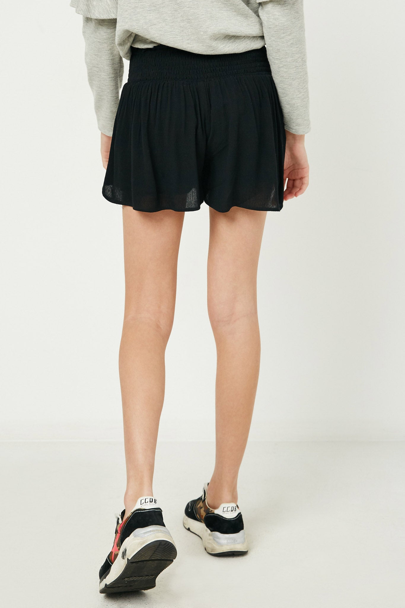 Smocked Waist Shorts