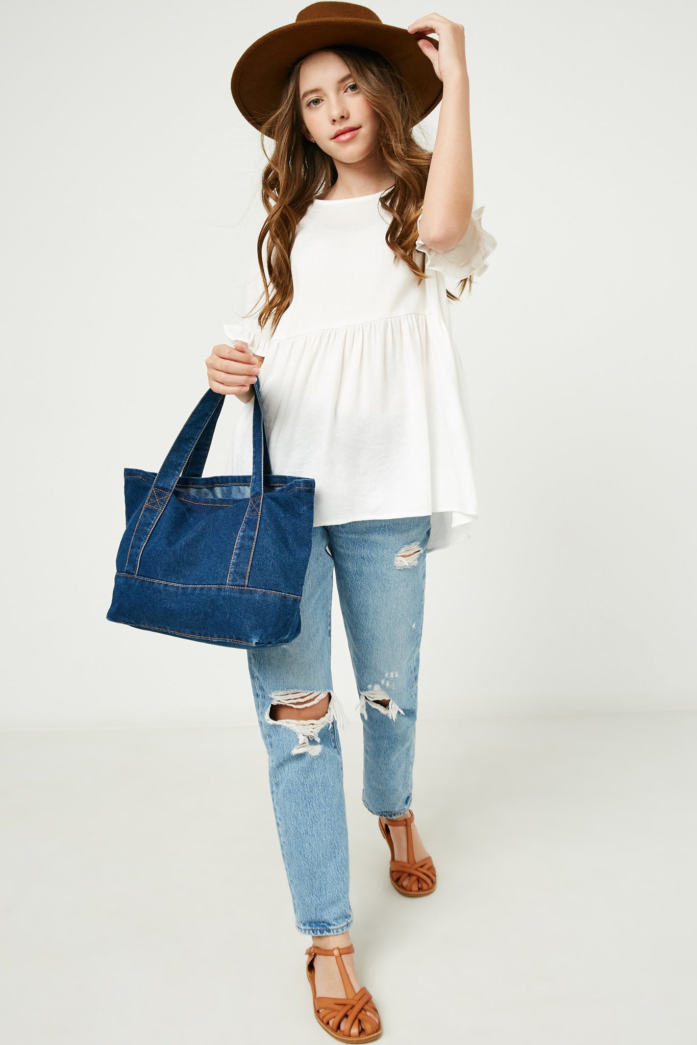トップス heart button peplum tops SOFT PEPLUM TOP - Black | ZARA United States