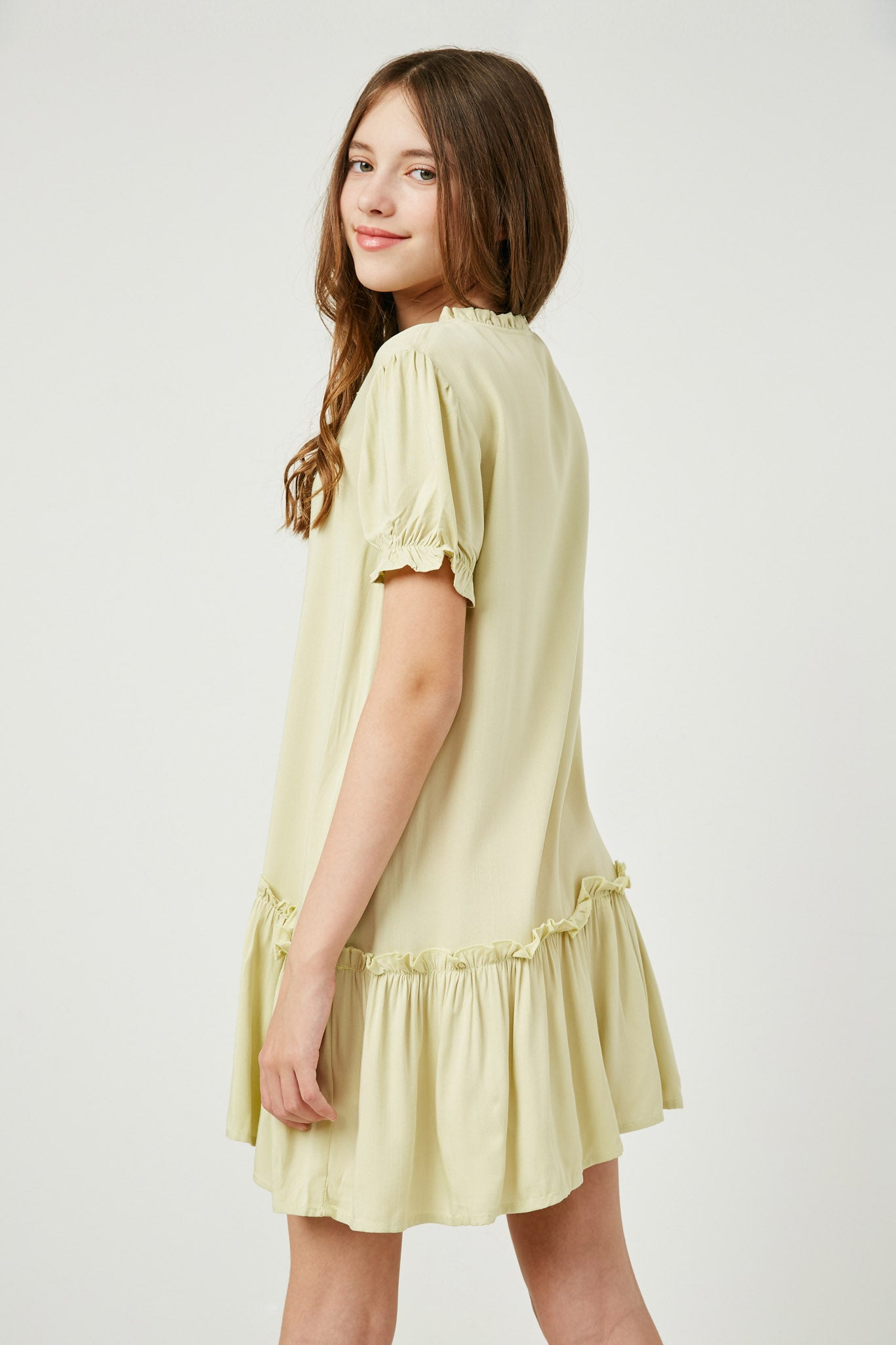 Girls Ruffled Summer Dresses | Cute Girls' Clothes Sage / M Sage *Girl's Dresses Midi Dresses Hayden Girls Girls Ruffled Summer Dresses | Cute Girls' Clothes Sage / M Sage *Girl's Dresses Midi Dresses Hayden Girls