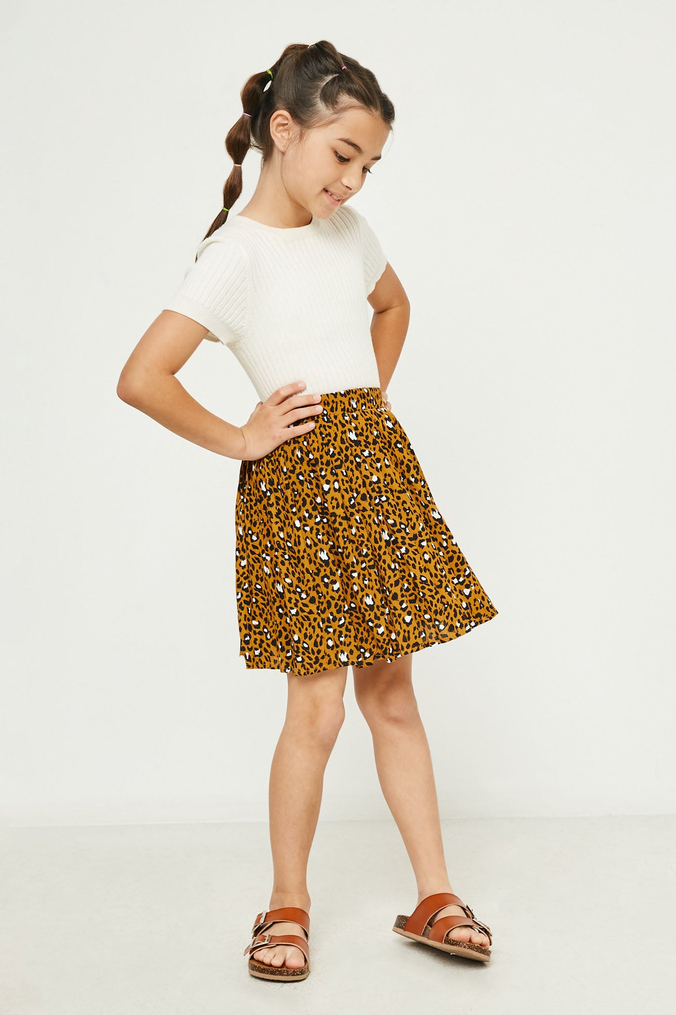 Leopard Print Tennis Skirt