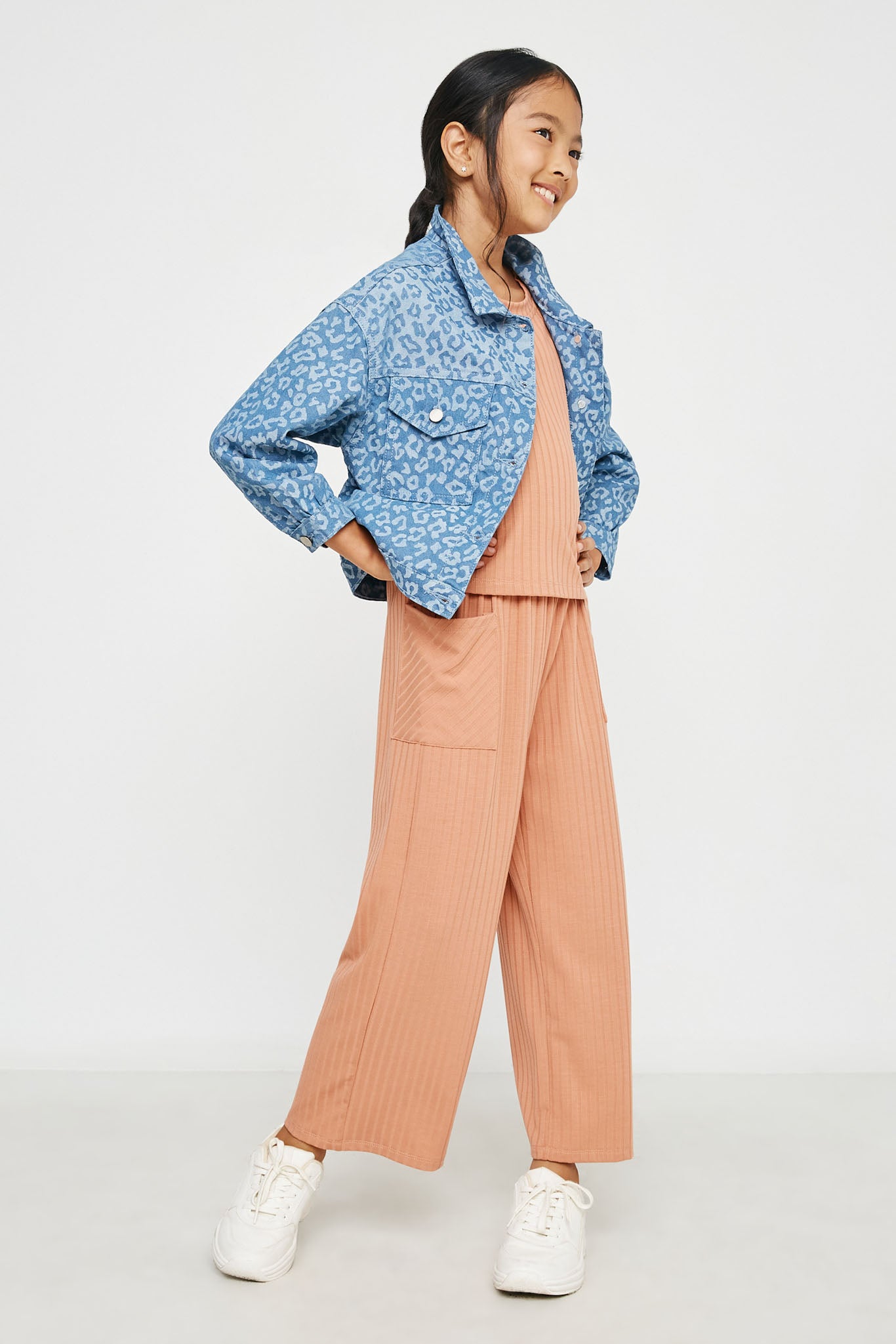 Girl Patchwork Dress Pants | Cute Girls' Clothes Salmon / M Salmon *Girl's Bottoms Pants Hayden Girls Girl Patchwork Dress Pants | Cute Girls' Clothes Salmon / M Salmon *Girl's Bottoms Pants Hayden Girls