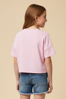 Sequined Cactus Boot Patch Knit T Shirt