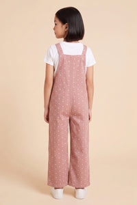 Polka Dot Wide Leg Overalls