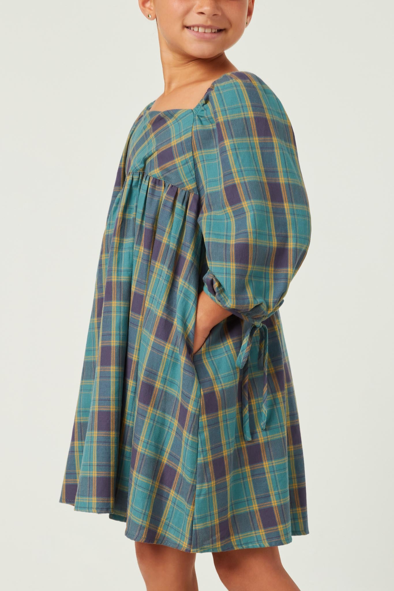 Plaid Girls Holiday Dresses | Cute Girls' Clothes Blue / XL Blue Girl's Dresses Mini Dresses Hayden Girls Plaid Girls Holiday Dresses | Cute Girls' Clothes Blue / XL Blue Girl's Dresses Mini Dresses Hayden Girls