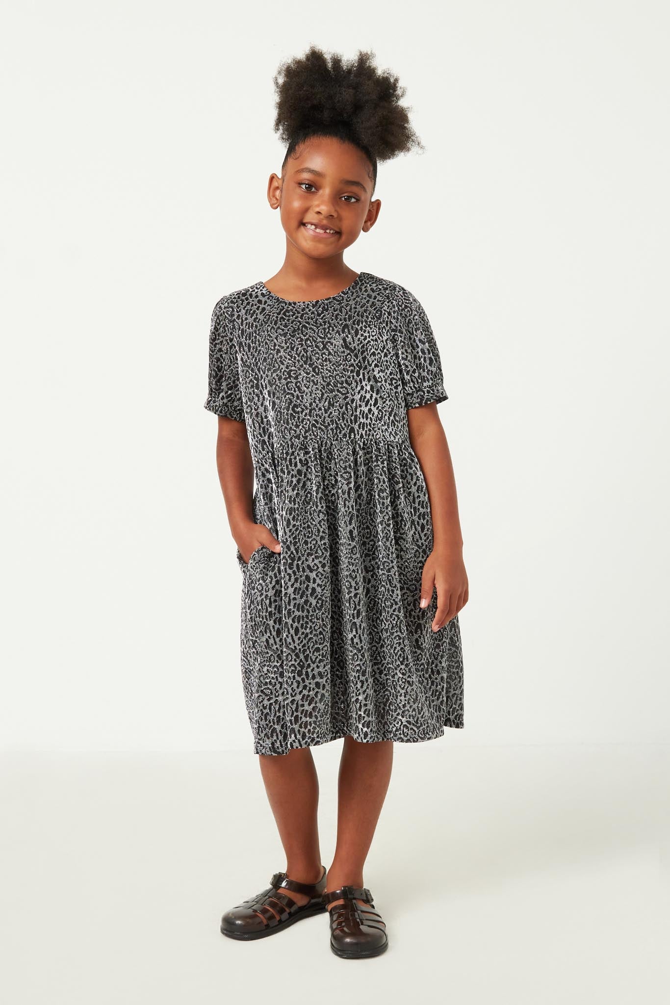 Girls Metallic Semi Formal Dress | Cute Girls' Clothes Silver / M Silver *girl's Dresses Midi Dresses Hayden Girls Girls Metallic Semi Formal Dress | Cute Girls' Clothes Silver / M Silver *girl's Dresses Midi Dresses Hayden Girls