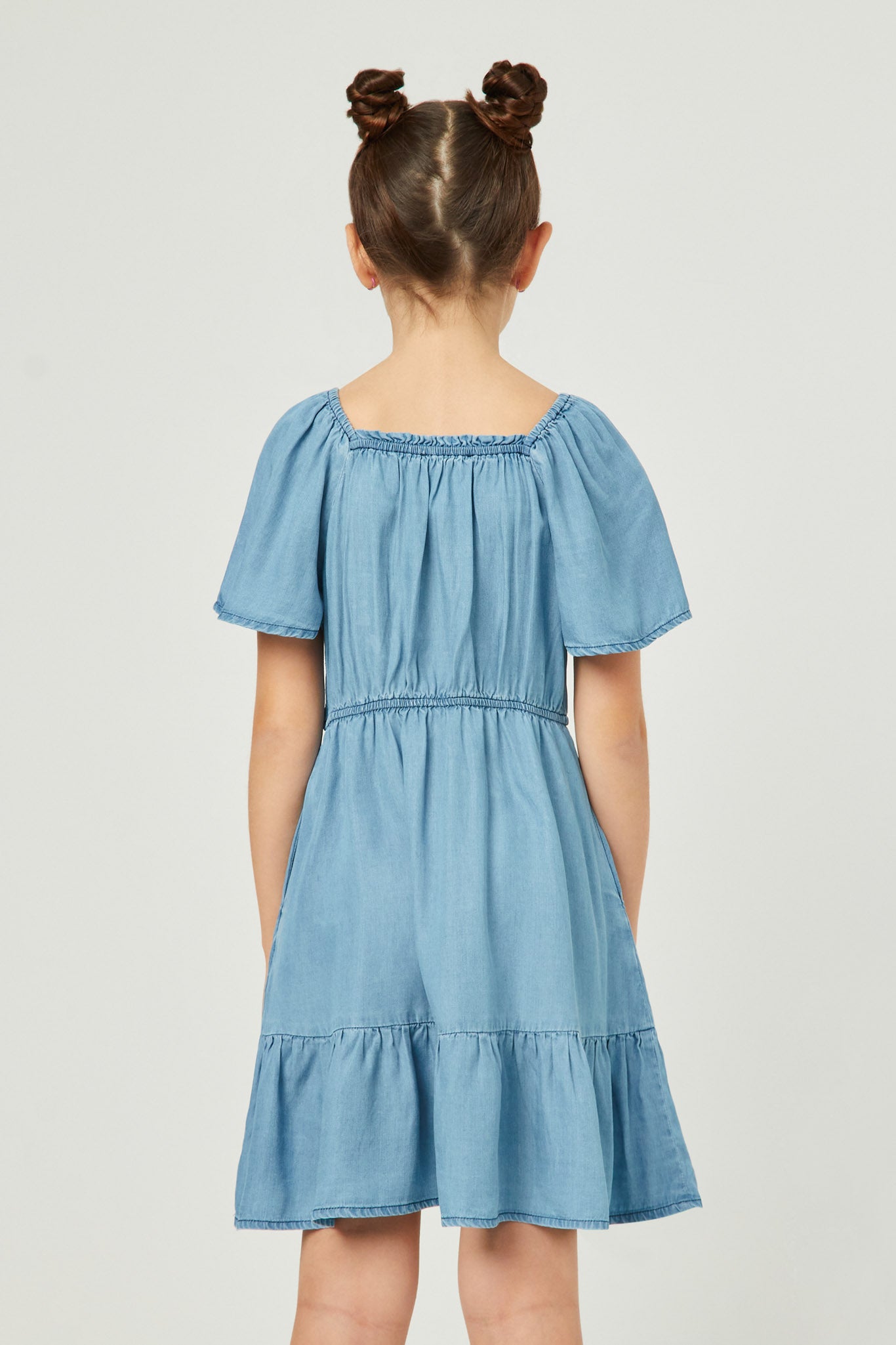 Girl Semi Formal Denim Dress| Cute Girls' Clothes Light Denim / XL Light Denim Girl's Dresses Mini Dresses Hayden Girls Girl Semi Formal Denim Dress| Cute Girls' Clothes Light Denim / XL Light Denim Girl's Dresses Mini Dresses Hayden Girls