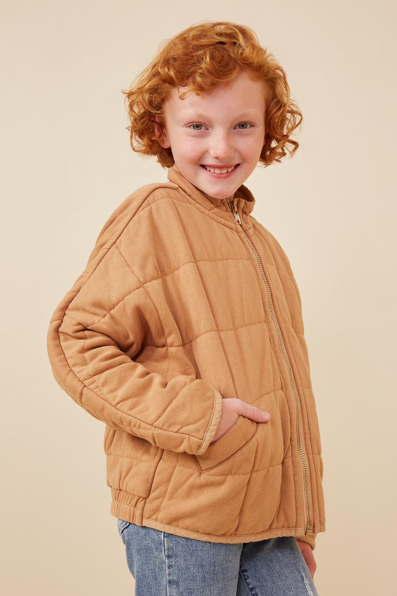 Girls Quilted Fall Jacket | Cute Girls' Clothes – Hayden Girls