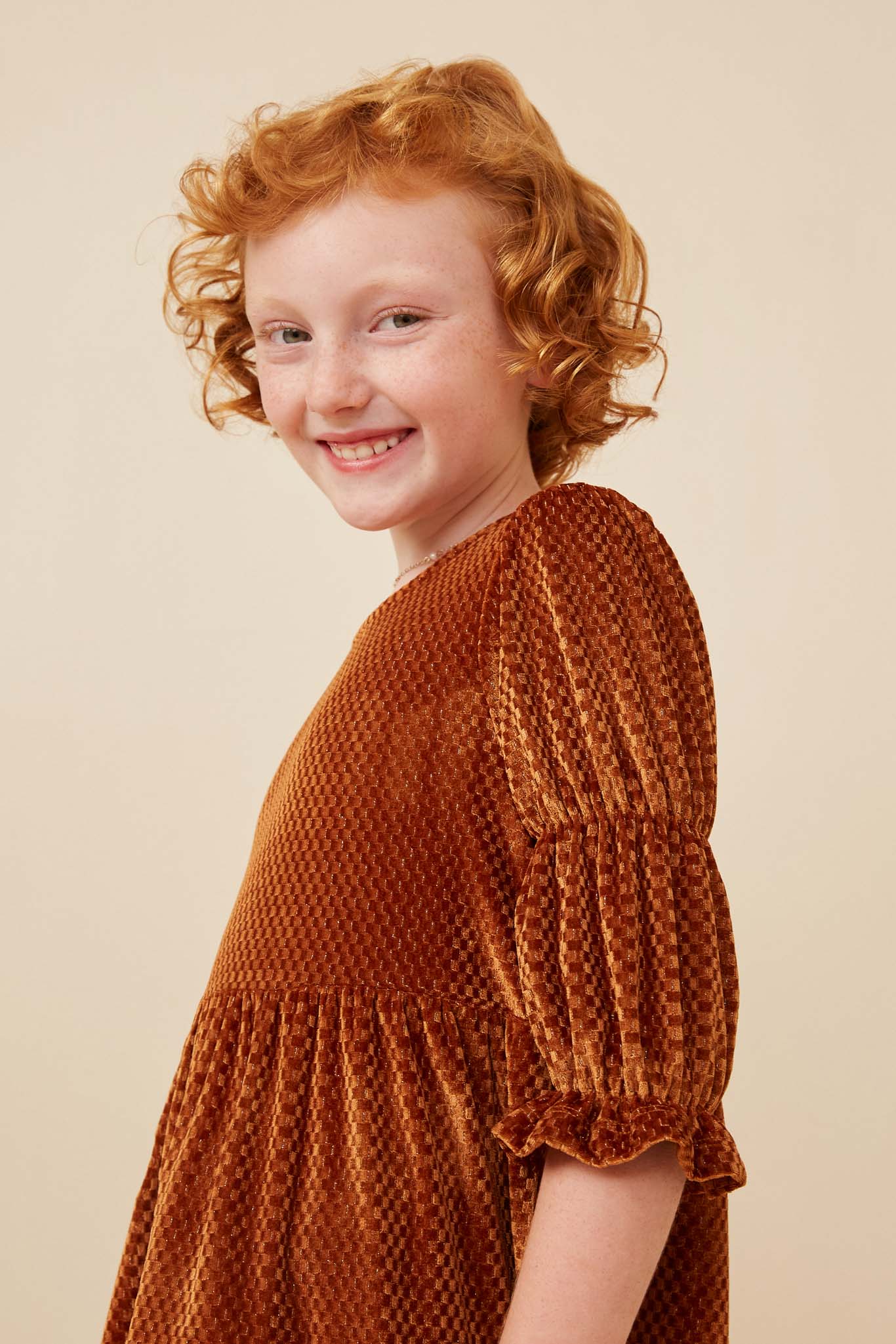 Girls Ribbed Casual Dresses