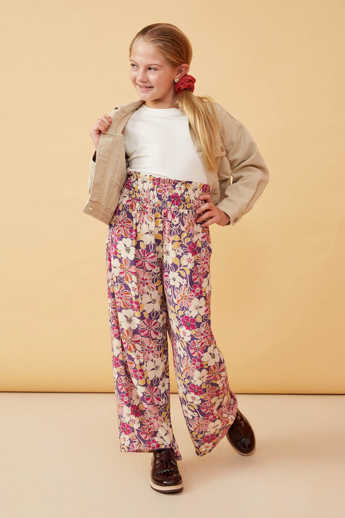 Girls Floral Wide Leg Pants | Cute Girls' Clothes – Hayden Girls