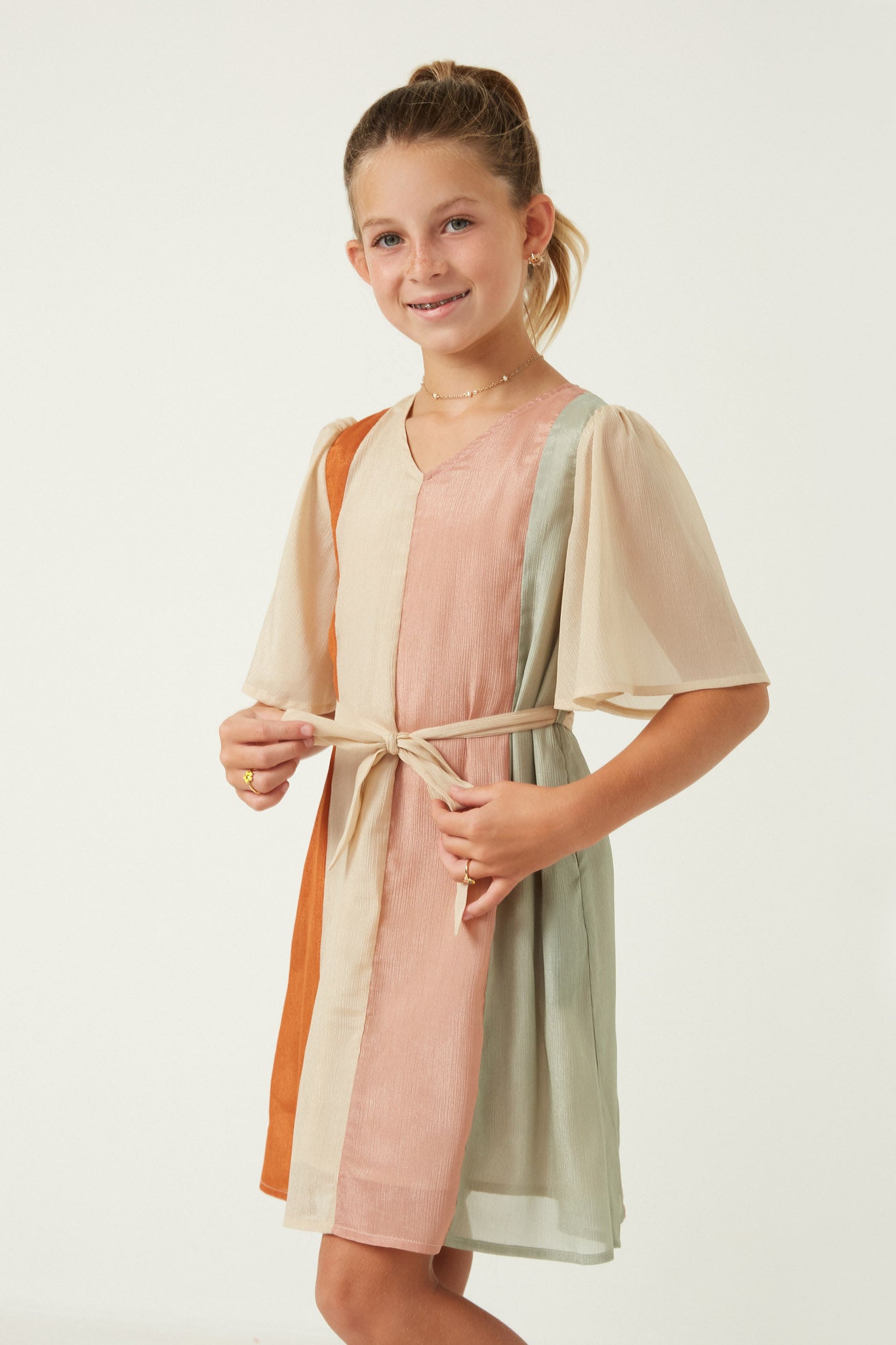Textured Casual Dresses for Girls