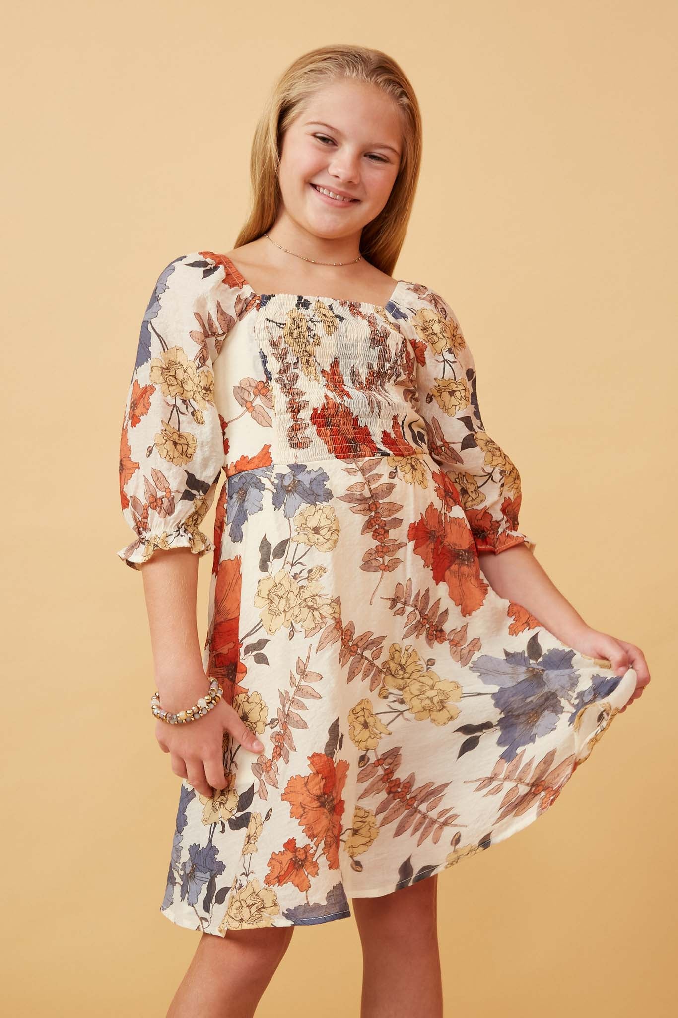 Casual Floral Dresses for Girls