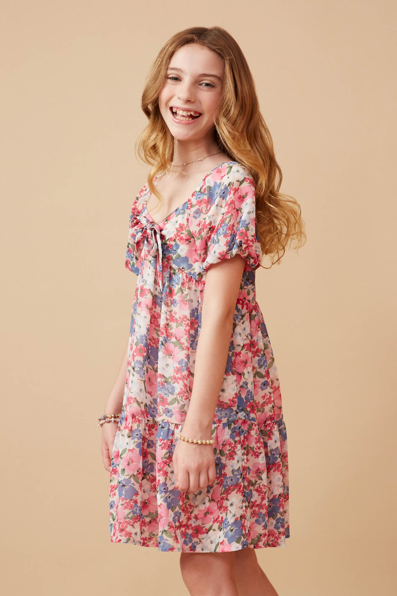 girls spring dress and Summer Floral Print Milk Silk 7 Experience the beauty of spring and summer with our Floral Print Milk Silk Girls Dress Strasburg Children Summer Pinafore Dress