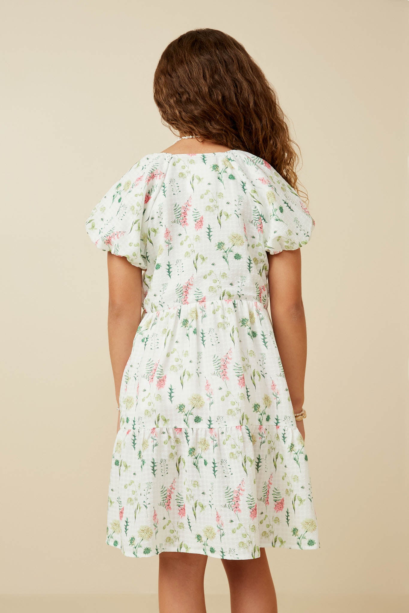 Girls Floral Summer Dresses | Cute Girls' Clothes Off White / XL Off White *Girl's Dresses Midi Dresses Hayden Girls Girls Floral Summer Dresses | Cute Girls' Clothes Off White / XL Off White *Girl's Dresses Midi Dresses Hayden Girls
