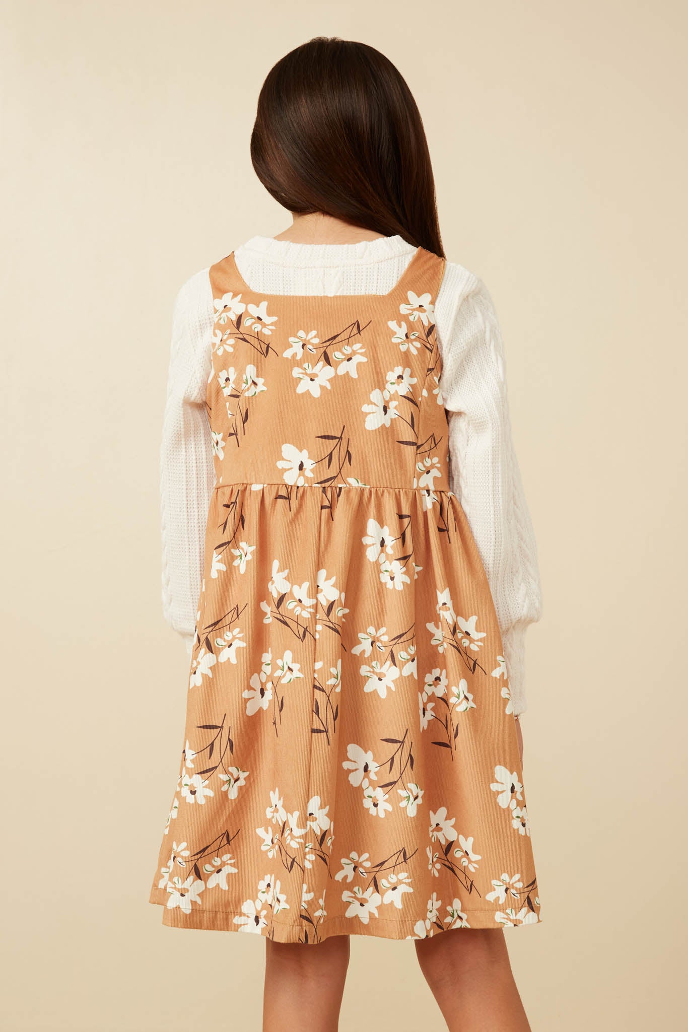 cute corduroy dress Brown Corduroy Long Sleeve Mini Dress - All Dresses
