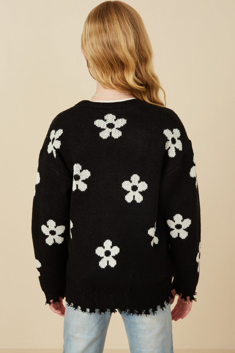 Girls Floral Patterned Cardigan | Cute Girls' Clothes – Hayden Girls