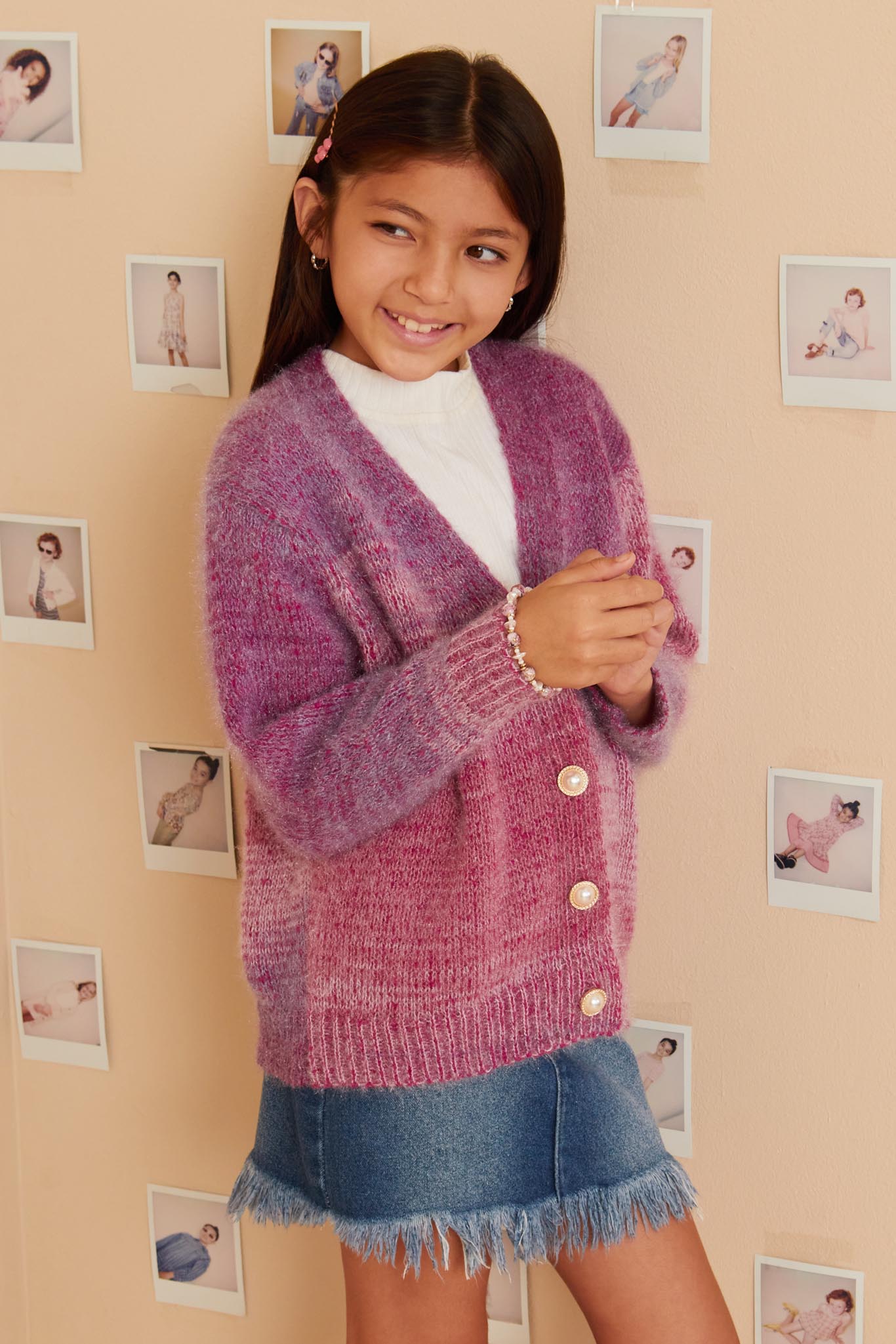 トップス LAPIIS KID MOHAIR GLITTER KNIT CARDIGAN LAPIIS カーディガン KID MOHAIR GLITTER KNIT CARDIGAN メンズ