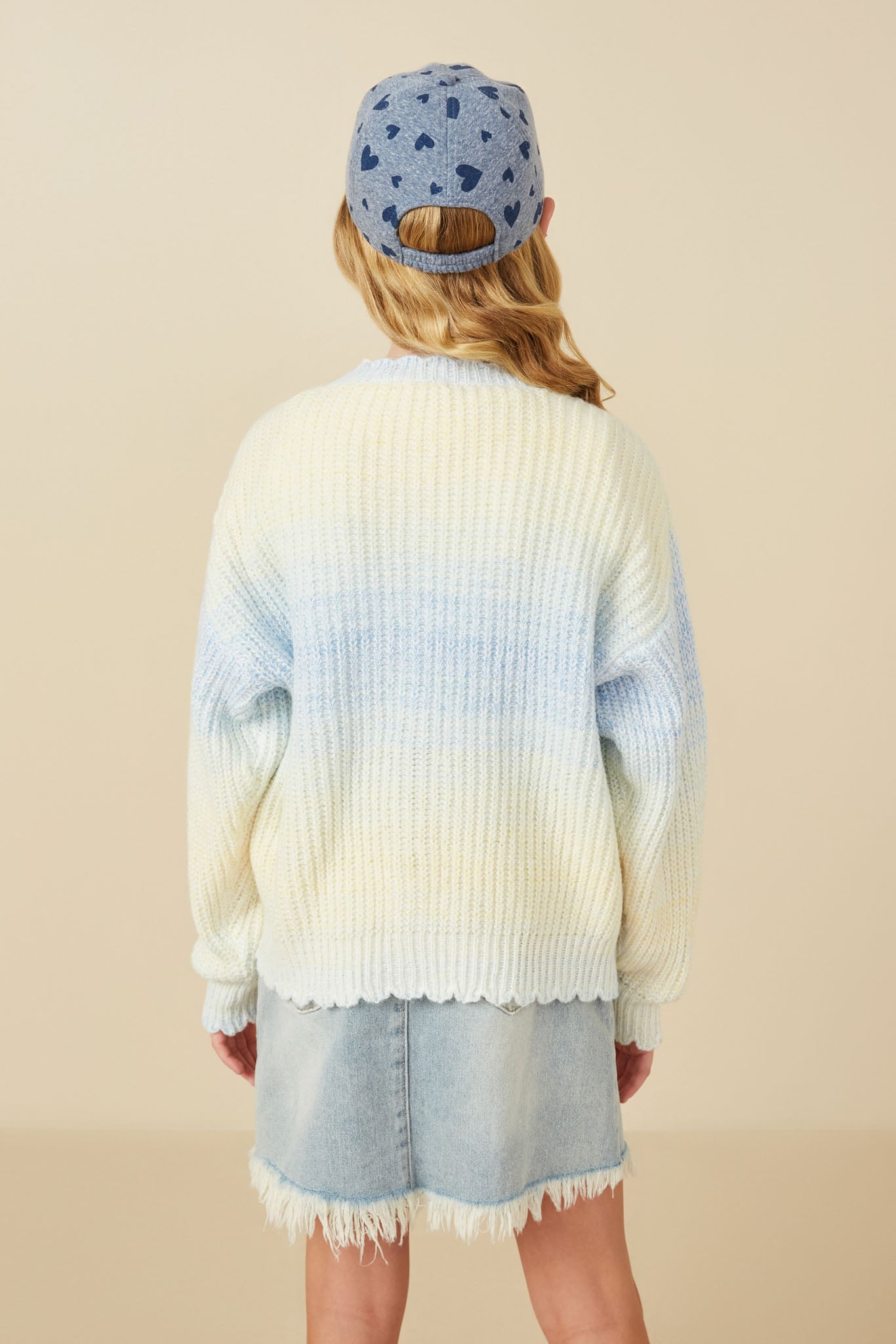 Girls Ombre Button Cardigan | Cute Girls' Clothes – Hayden Girls