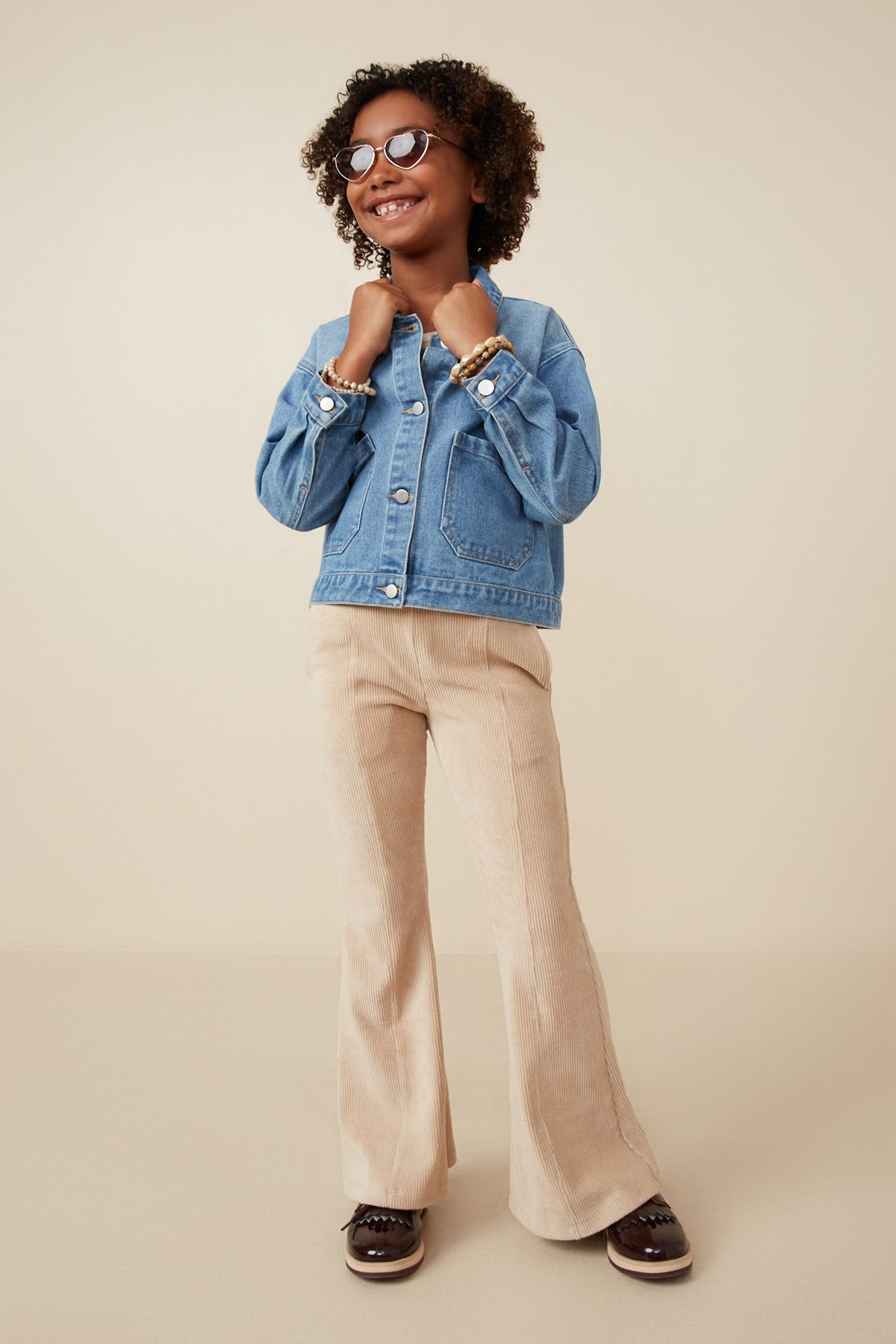 Girls Patch Pocket Denim Jacket