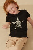 Animal Print Star T Shirt
