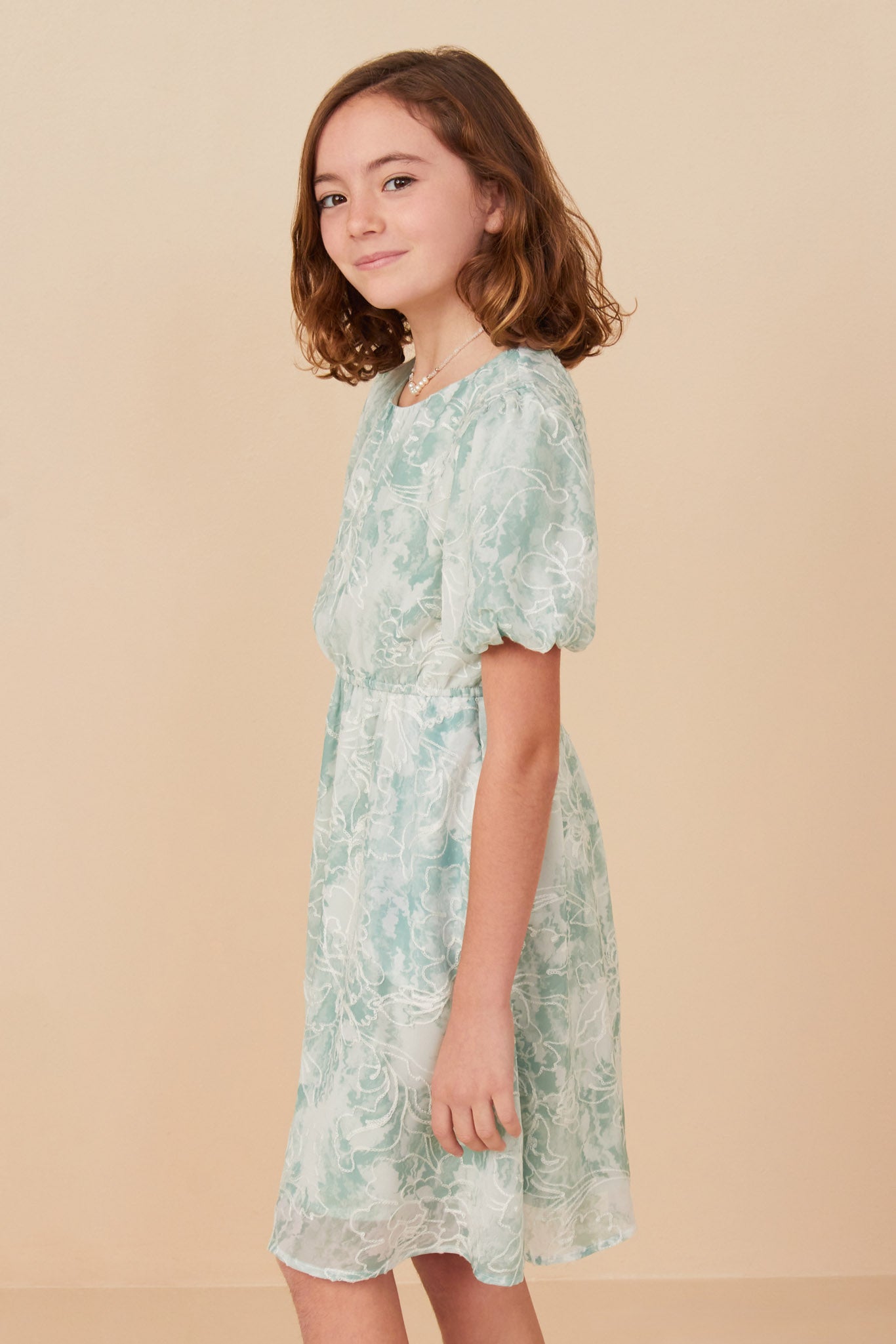 Girls Mesh Puff Sleeve Summer Dresses | Cute Girls' Clothes Hayden Girls Girls Mesh Puff Sleeve Summer Dresses | Cute Girls' Clothes Hayden Girls