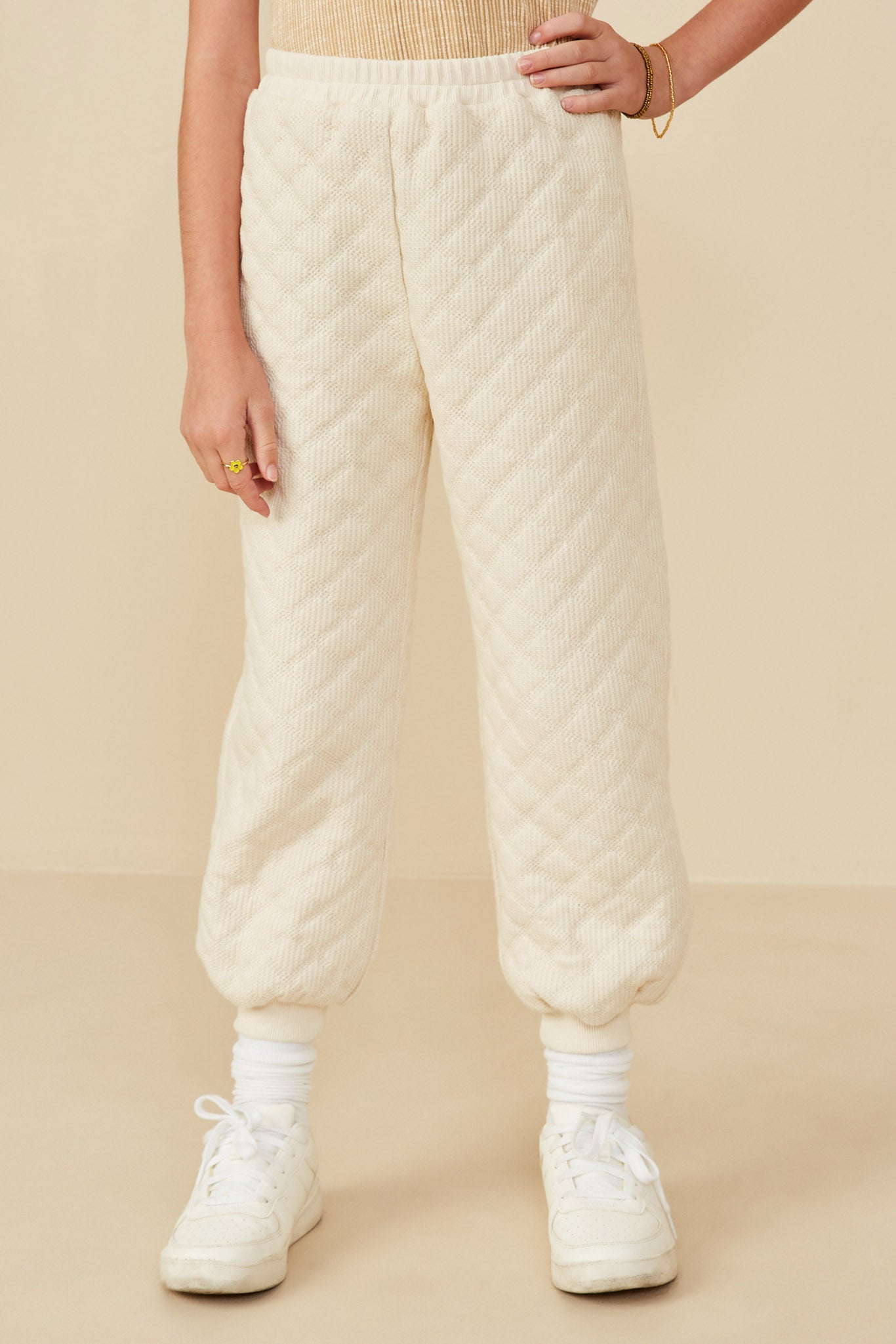 Girls Elastic Waist Quilted Pants | Cute Girls' Clothes – Hayden Girls