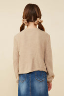 Fringe Tiered Rib Knit Top