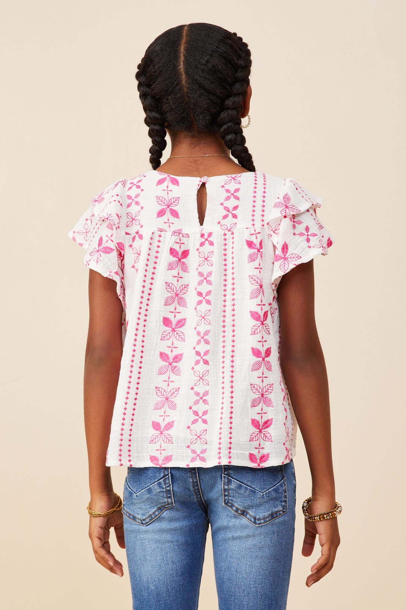 Cross Frill Layered Shirt – pink Cross Frill Layered Shirt – pink | Humoff