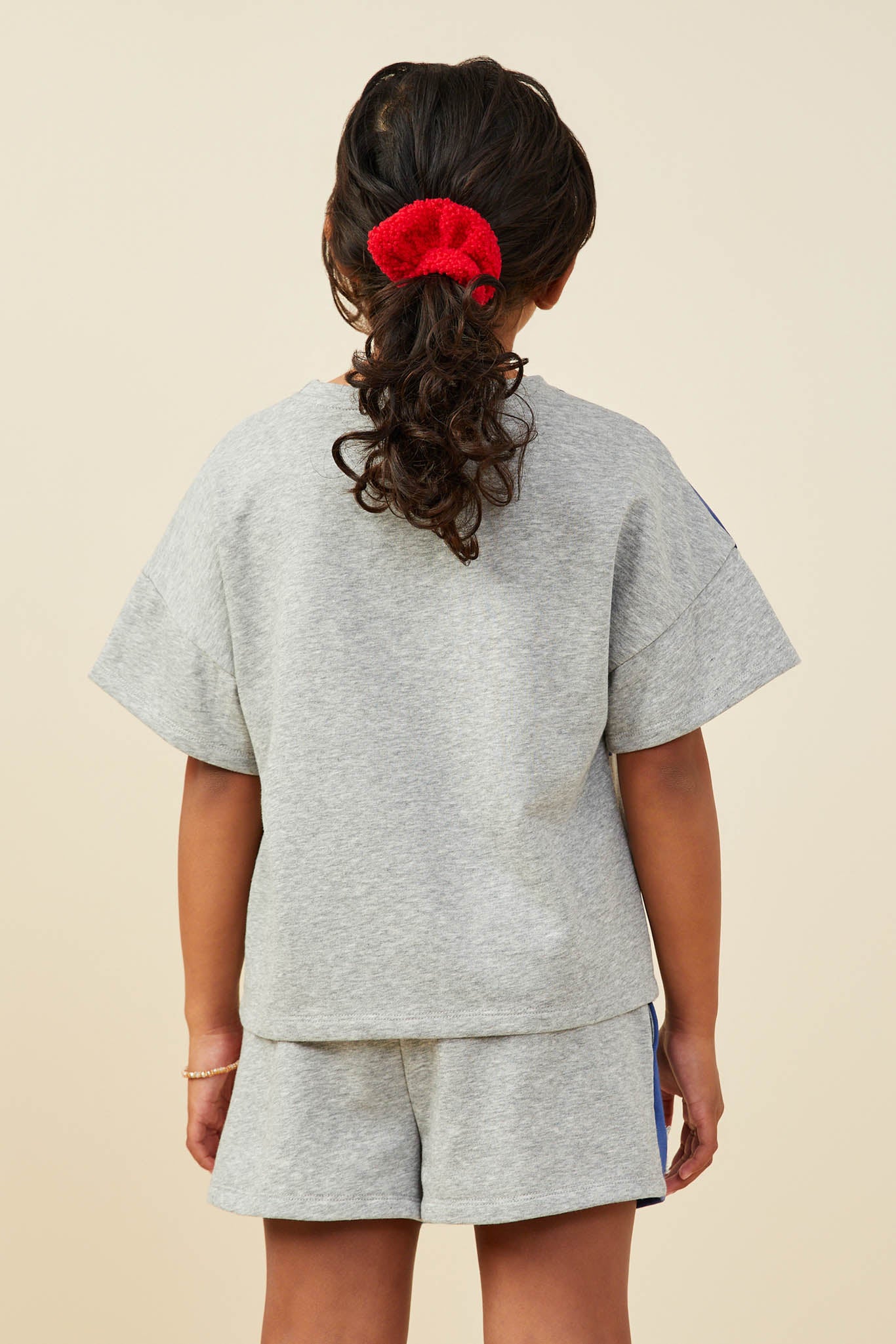 Raw Edge Stars And Stripe Knit T Shirt
