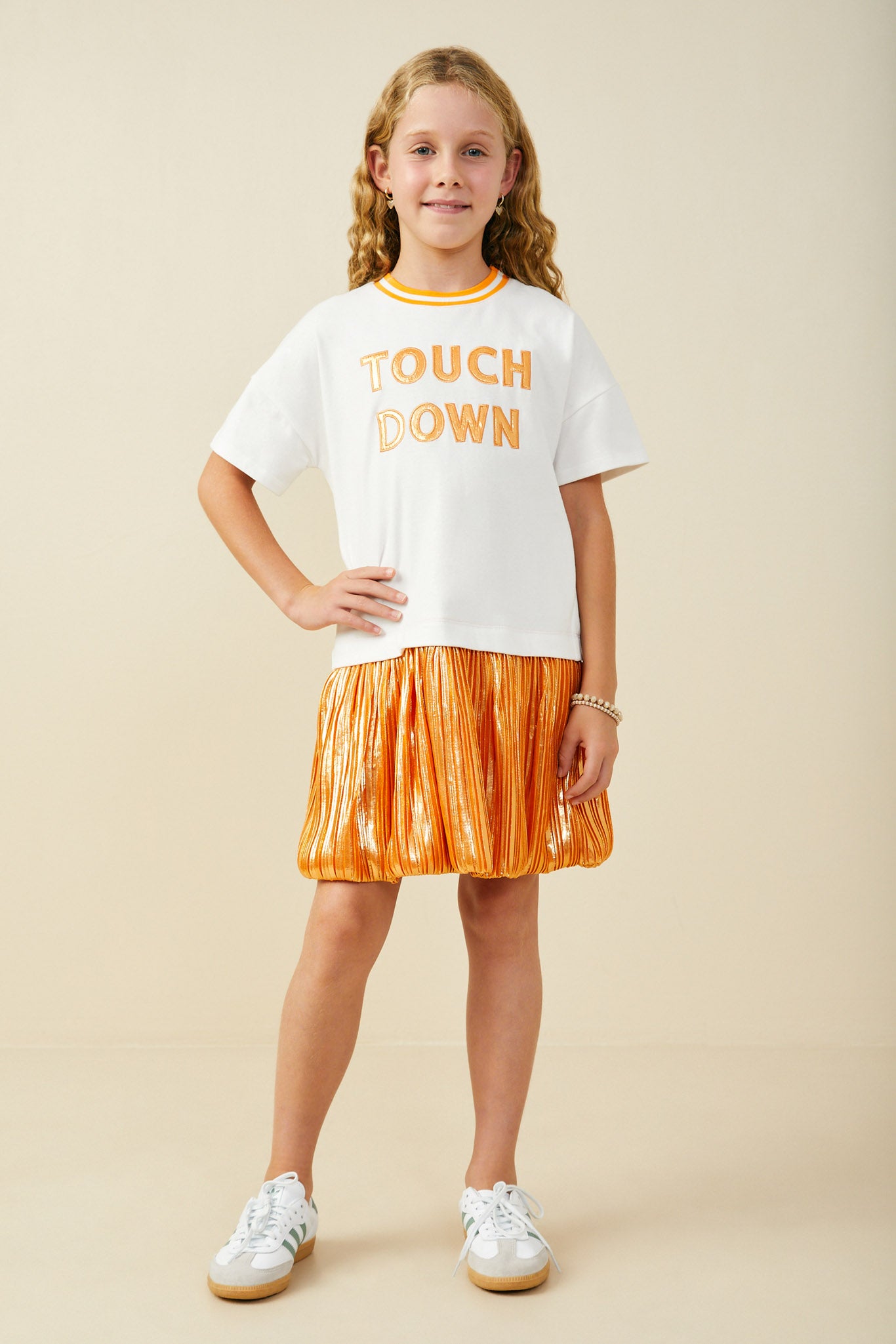 Gameday Mix Media Touchdown Dress