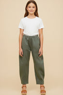 Seam Detailed Stretchy Straight Leg Pants