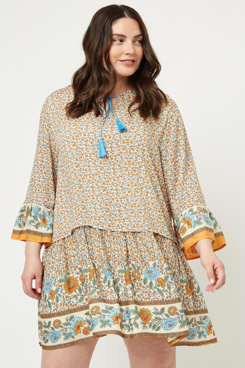 Plus Tassel Tunic Dress