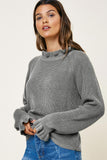 H7992-HEATHER GREY Front Detail