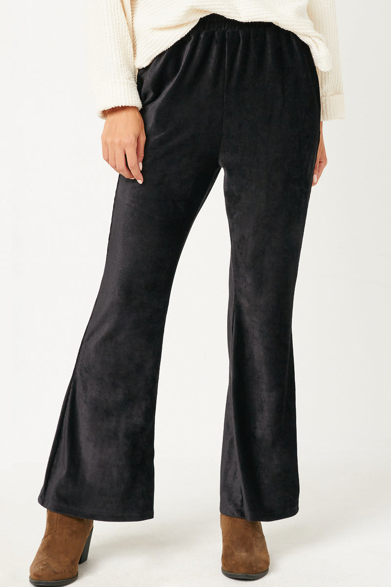Wide Leg Velvet Corduroy Pants