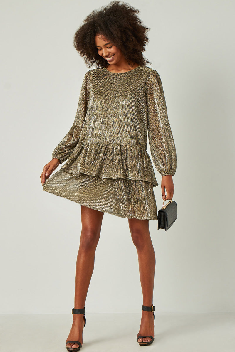 Pleated Holiday Party Dresses