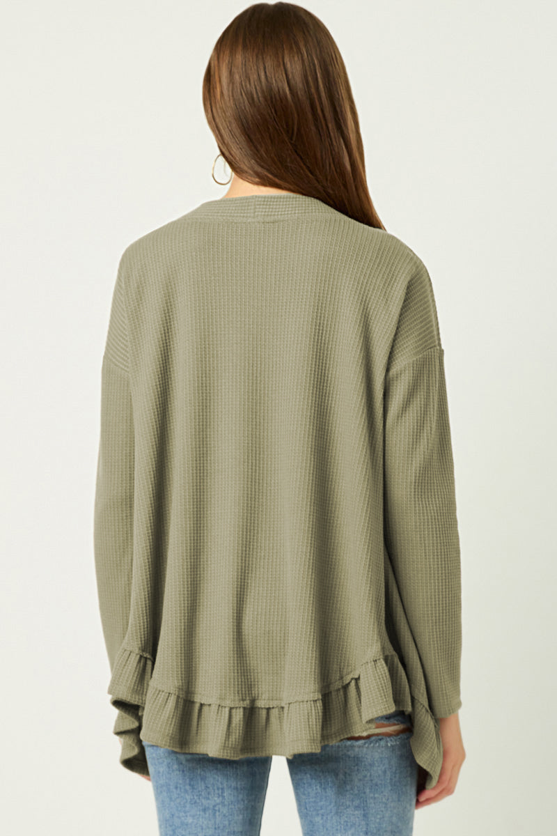 Womens Ruffle Cardigan Sweater | Mommy and Me – Hayden Girls