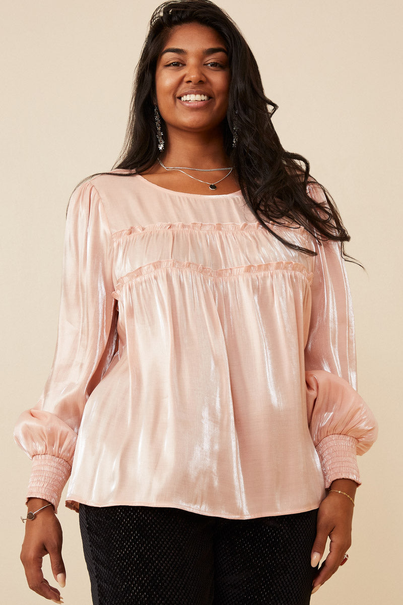 Iridescent Long Sleeve Tops for Women | Mommy and Me – Hayden Girls