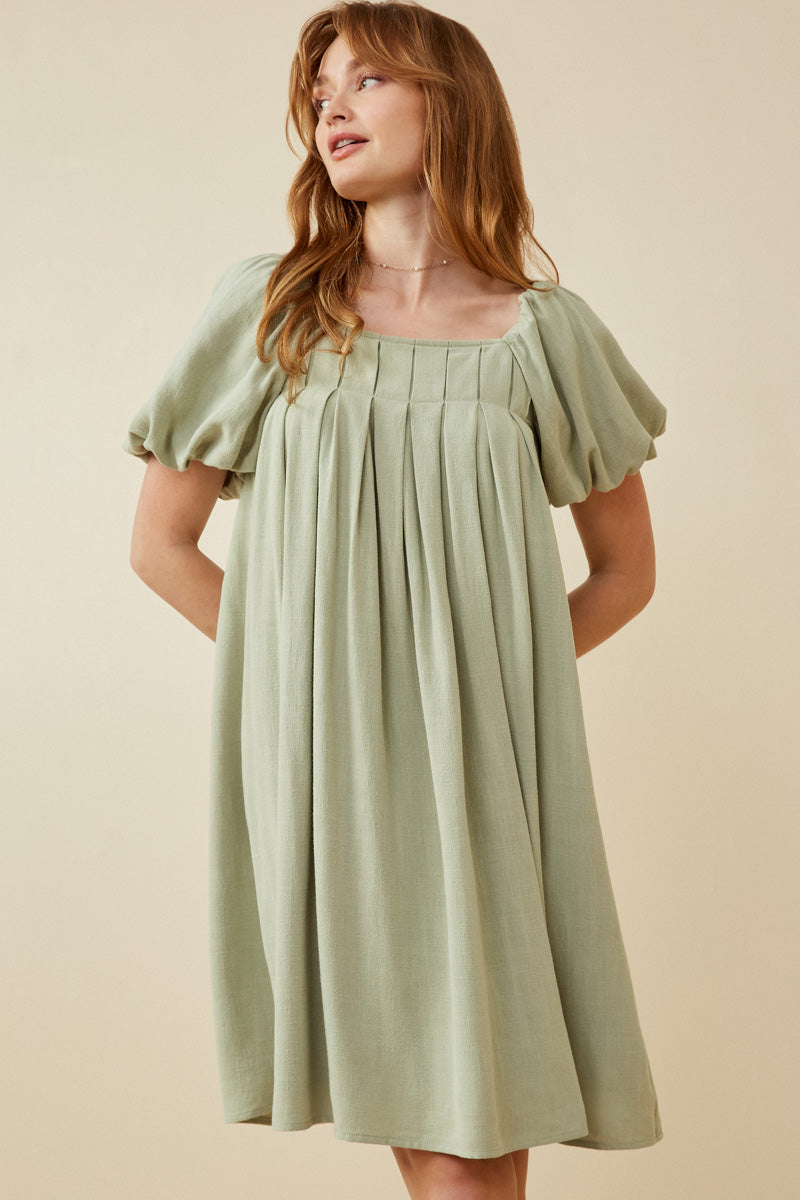 Womens Puff Sleeve Dress | Mommy and Me Beige / L Beige *Women's Dresses Casual Dresses Hayden Girls Womens Puff Sleeve Dress | Mommy and Me Beige / L Beige *Women's Dresses Casual Dresses Hayden Girls