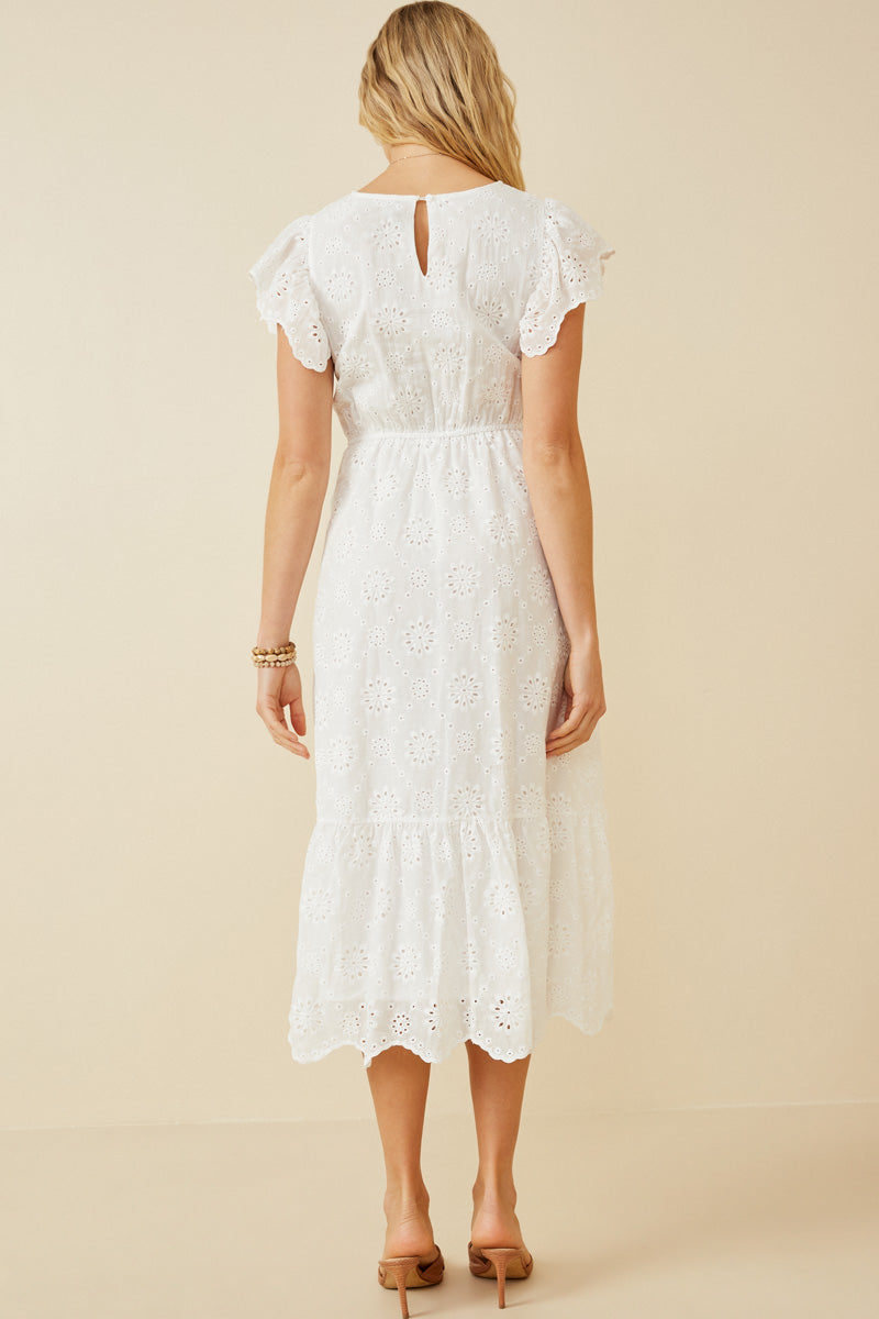 Womens Floral Eyelet Dress | Mommy and Me – Hayden Girls
