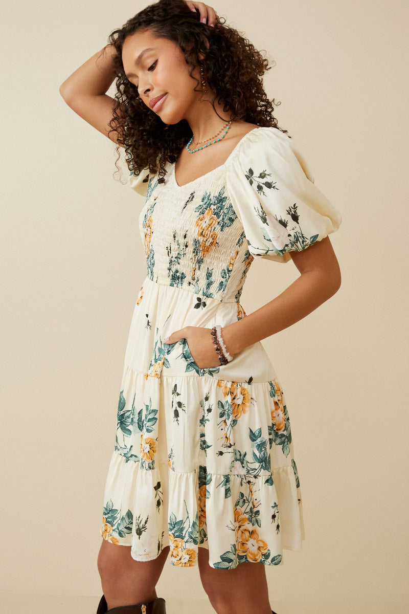 Sheen Romantic Floral Dress For Women Sheen Romantic Floral Dress For Women