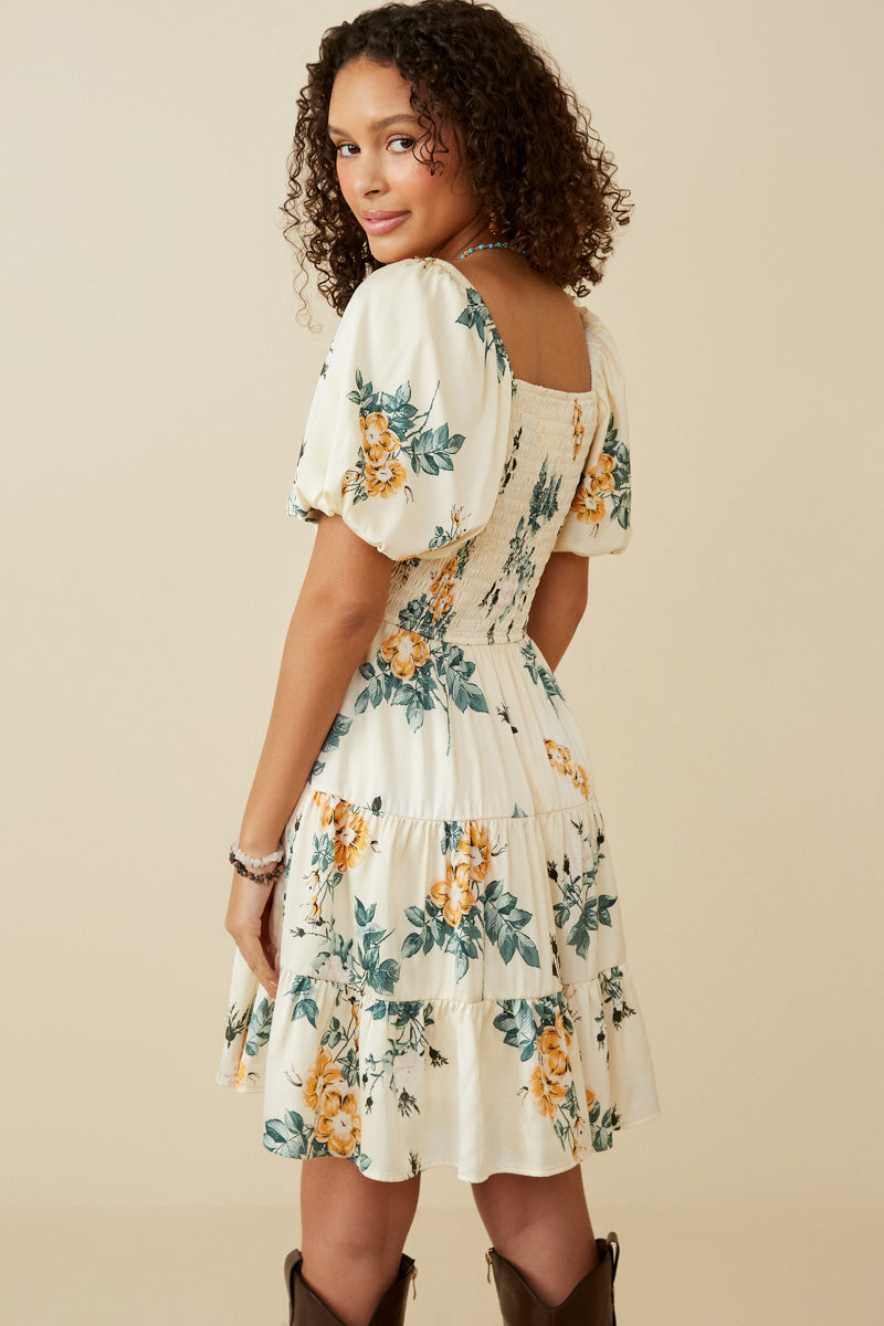 Sheen Romantic Floral Dress For Women Sheen Romantic Floral Dress For Women