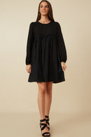 Womens Mix Media Ruffled Sweet Heart Line Dress Full Body