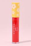 LPG001 Coral Berry Hayden Girls Beauty Hydrating Glossy Lip Gloss Flat Lay