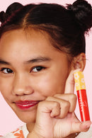 LPG001 Coral Berry Hayden Girls Beauty Hydrating Glossy Lip Gloss Lifestyle Use