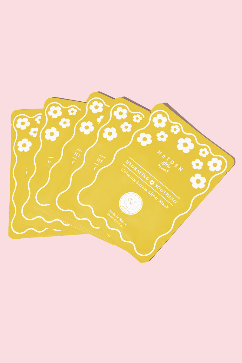 Calming Serum Sheet Mask Set (5 pack)